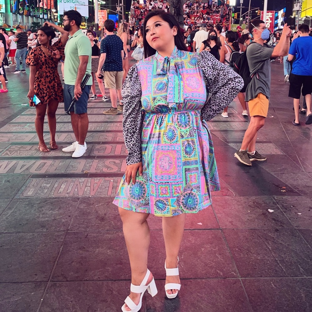 3X shein dress